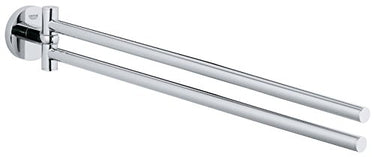 GROHE Essentials- Handtuchhalter (439 mm, 2-armig, kratzfest), chrom, 40371001 im Sale